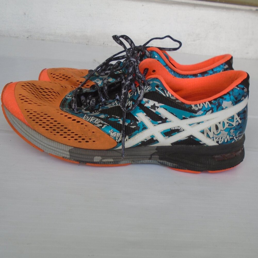 Asics Gel-Noosa Tri 10 Mens Size 9 Running Shoes Orange/Blue